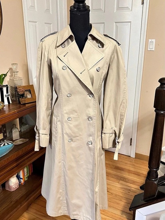 London Fog Jackets & Blazers - London Fog Maincoats Vintage Double-Breasted Trench Coat Size 6